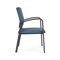 Lesro Newport Guest Chair Metal Frame, Charcoal, MD Titan Upholstery NP1101 - alternate 2